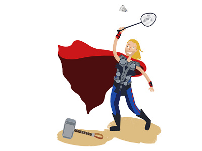 If Thor played badminton...