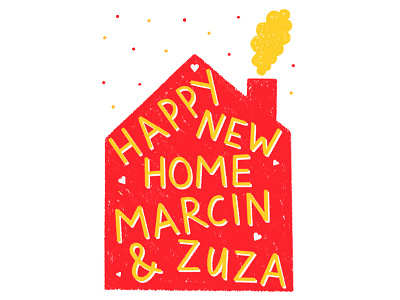 Happy New Home - Greeting Card Design