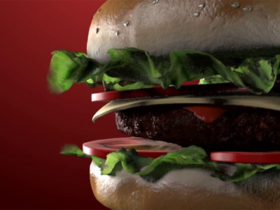 3D Burger 3d burger design graphic