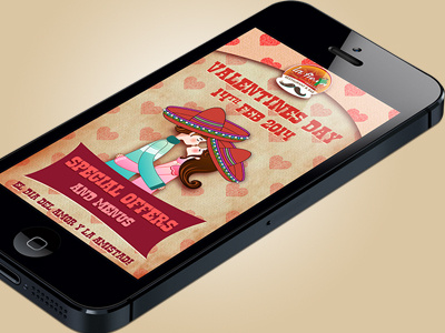 Valentines Promotion App android app arimac ios restaurant ui ux