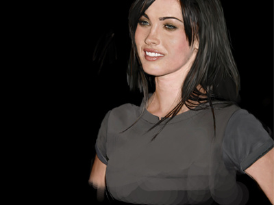 Illustration | Megan Fox art illustration paint realistic