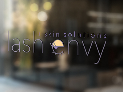 Lash Envy Logo beauty beauty logo beauty product beauty salon branding lashes logo logo design logodesign window decal