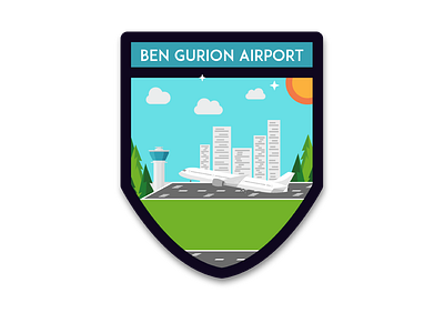 Ben Gurion Airport Badge