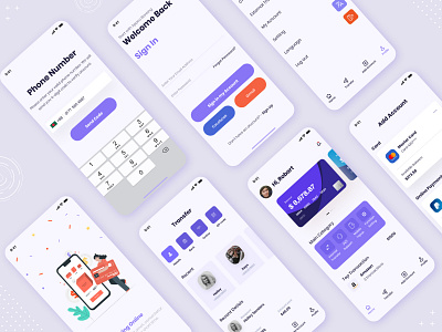 Appco - Banking App app design bank bank app bank card banking banking app clean dribbble finance app financial mobile app design mobile ui ui ui design ux