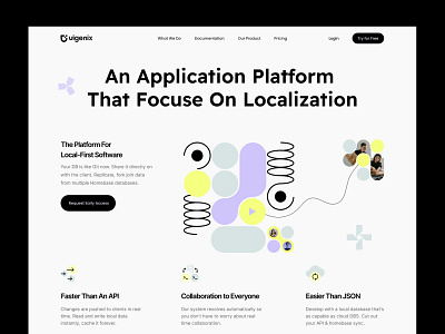Application Platform Website UI