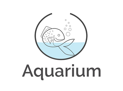 Aquarium logo aquarium logo art brand identity branding creative logo flat graphic design icon illustration illustrator logo logo design minimal minimalist logo modern a letter logo typography vector