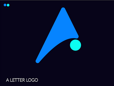 Modern A letter logo