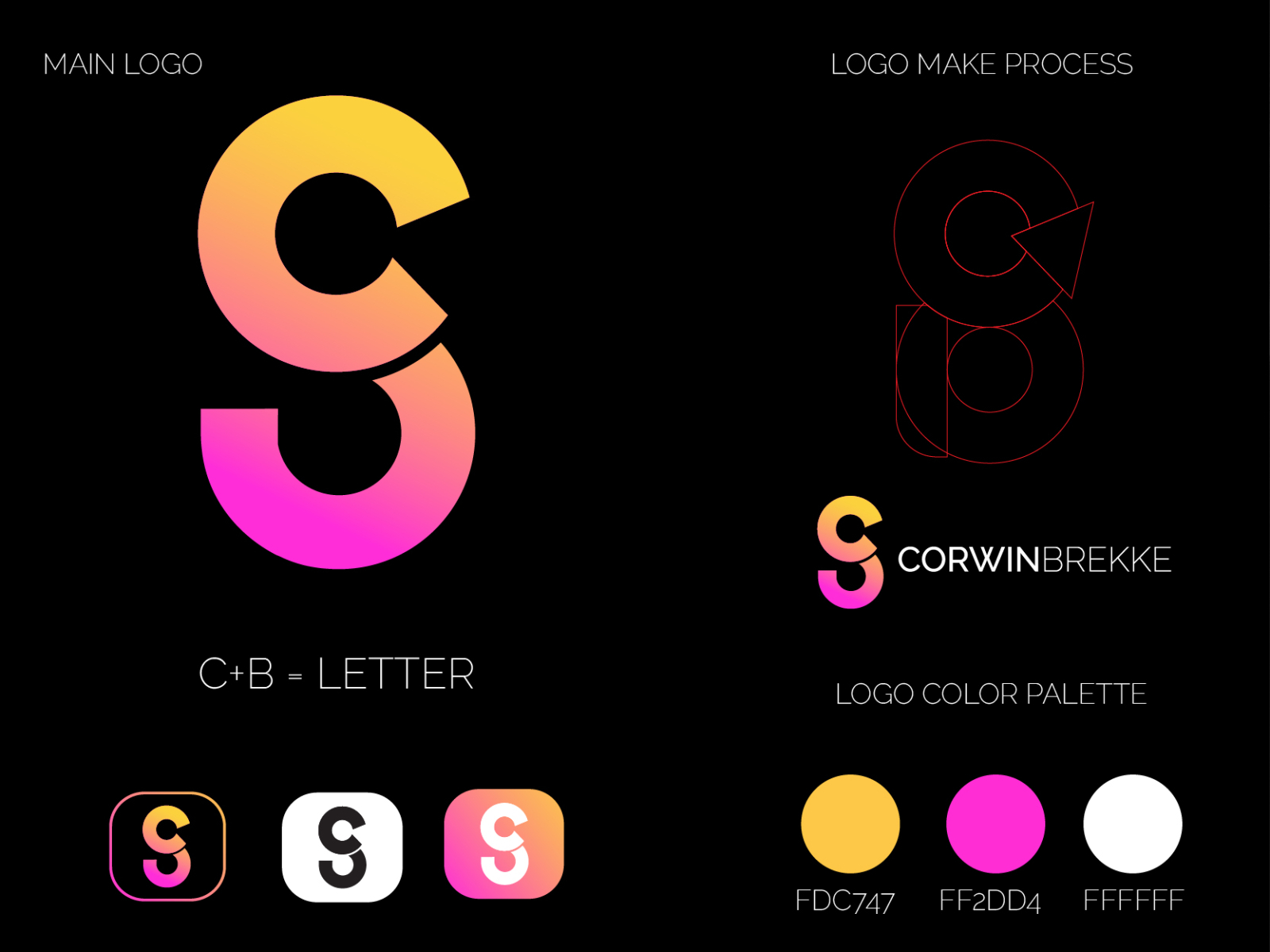 C-b Letter Logo By Lima Akther On Dribbble