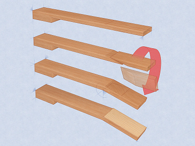 Guitar Neck Scarf Joint