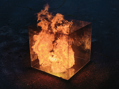 Elevation Worship - Wake Up the Wonder album art fire glass photography