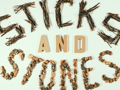Stick And Stones Series Graphic church handmade typography