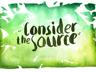 Consider The Source Series Graphic