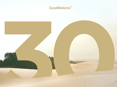 Good Medicine Vol. 30 30 album art album design gold numbers