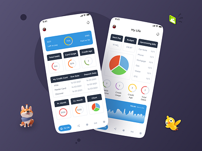 Financial App design figma finance investment mobile app ui