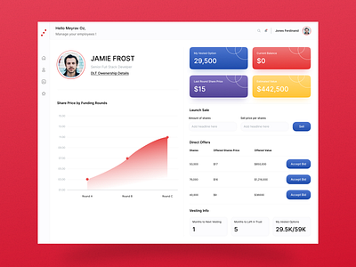 Fintech App Dashboard design figma financial app fintech ui web