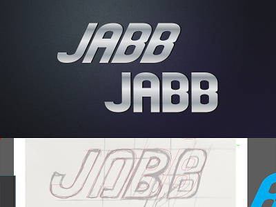 Jabbing Marley Sports Typography custom typography font fun illustrator logo sketch typography