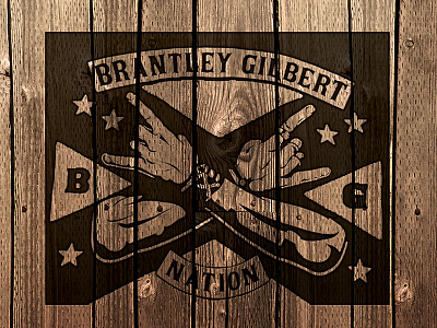 Brantley Gilbert Concert Branding brantley gilbert concert branding country star graphic design marketing poster poster design