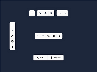 Light Functional Icon Toolbar controls design icons material toolbar ui ux