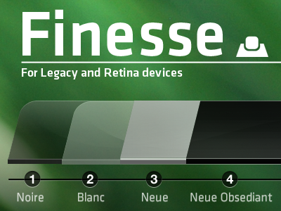 Finesse Dock for iOS dock ios retina