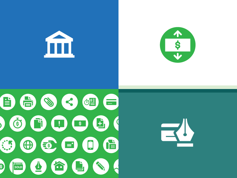 Financial Minicons government minicon icon finance consumers money bank credit branding consumer