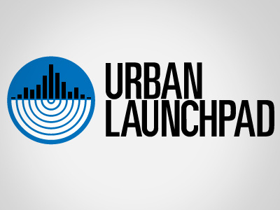 Urban Launchpad blue city logo urban planning