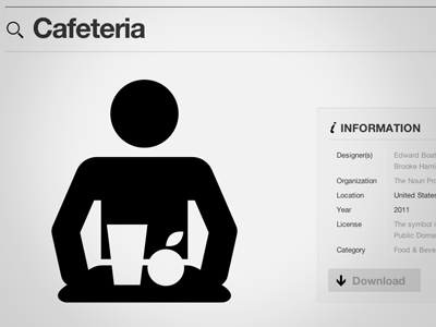 Cafeteria food icon iconathon noun project