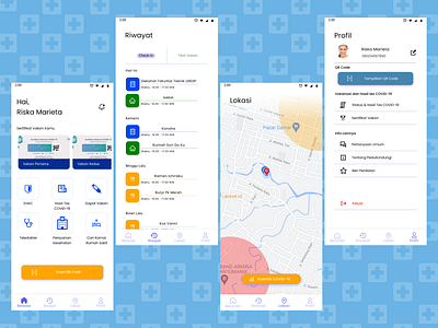 Redesign UI - PeduliLindungi Mobile App