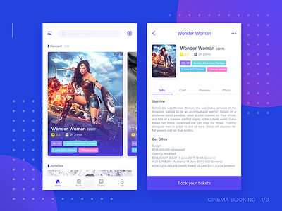 Cinema booking 01 booking cinema interface