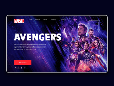 Marvel Studio Daily UI