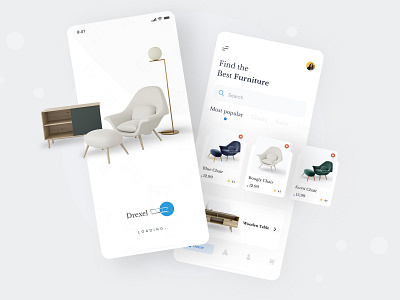 Drexel | Furniture App Design | UI/UX Design