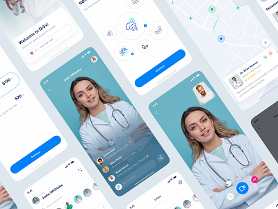 Doctor App UI designs, themes, templates and downloadable graphic elements  on Dribbble