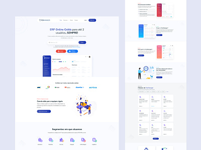 Fox-Manager | ERP Manager Website Design | UI UX DESIGN