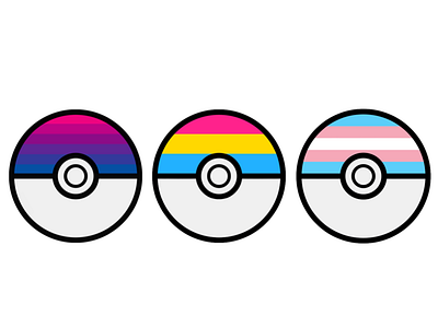 Pride Pokémon pokeballs