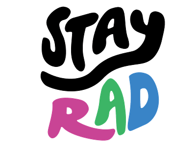 STAY RAD (POLY) art design digital digital art illustration lgbt lgbtq lgbtqia mixed media poly rad stay stay rad