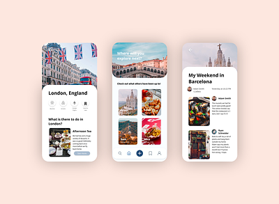 Digital Travel Journal app design explorer mobile design travel ui ux visual identity