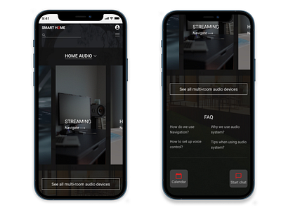 Remote control for smart home app design typography ui uidesign ux web webdesign website