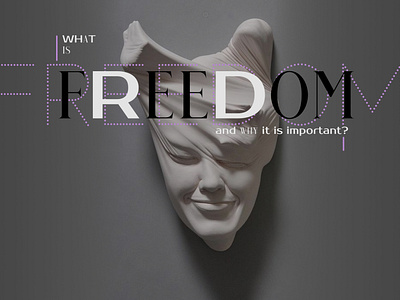 "What is freedom" poster