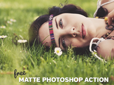 Free Matte Photoshop Action free freebie freebies matte photo editing photography photoshop