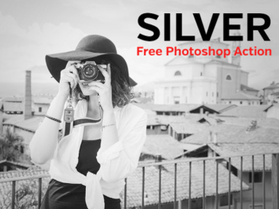 Free Silver Photoshop Action free freebie freebies photo editing photography photoshop
