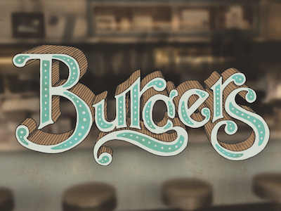 Burgers Lettering