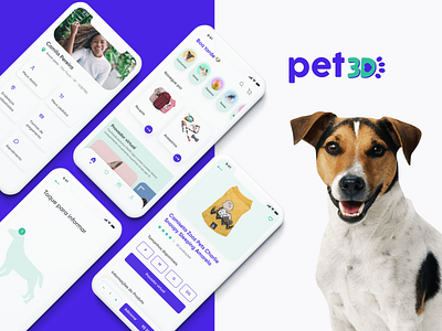Pet3D APP app layout petshop