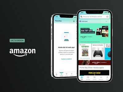 Study Case - Amazon Shopping Cover app e commerce layout ui ux