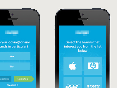Select Brands ecommerce iphone mobile recommendations website
