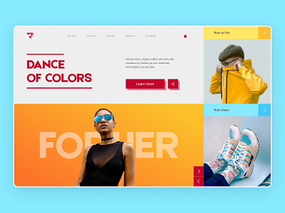 Online clothing store clothing store design store design ui ux web webdesign