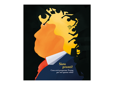 Double cover | Trump concept art graphic design graphicdesign illustration magazine cover magazine cover design magazine illustration