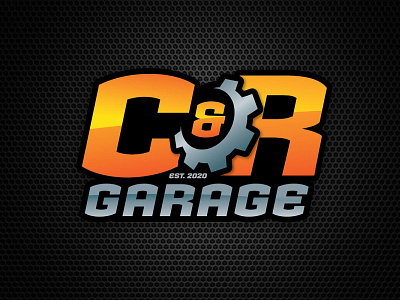 C&R Garage Logo Design branding custom logo design design garage logo logodesign mechanic vector