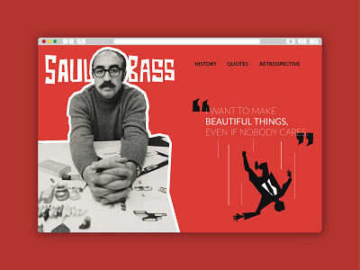 Weekly Warm-Up: Favorite Designer Homepage - Saul Bass