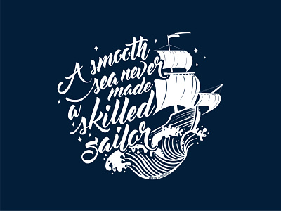 Skilled Sailor Quote Illustration