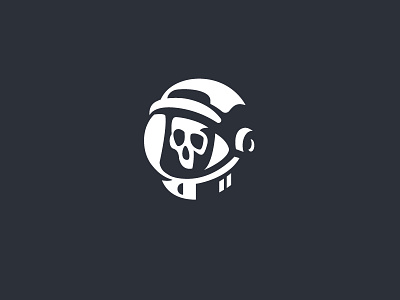 Dangerous Logo logo mark monogram skull space helmet