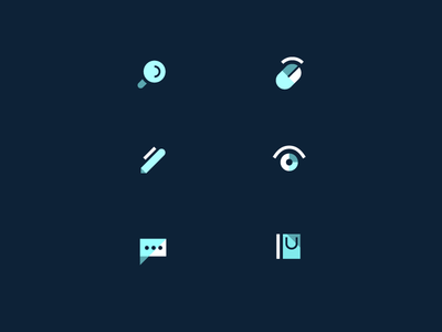 Seo Icons solid flat icons seo